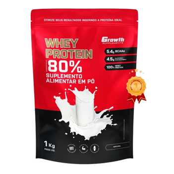 (TOP) Whey Protein Concentrado (1KG) - Growth Supplements